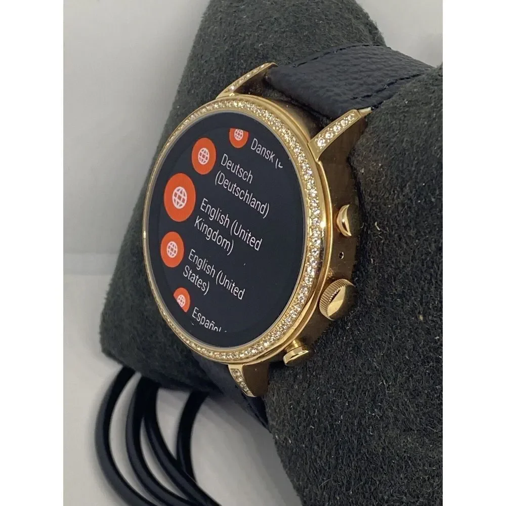 Fossil Gen 4 Authentic Digital Dial Smart Watch Custom Band FTW6015 AB572